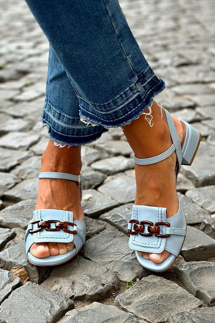 Azzurra | Sandali Eleganti d'Ispirazione Costiera