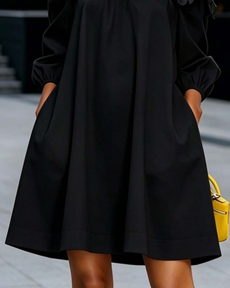 Aurélia | Elegante Abito Floreale con Scollo Bardot