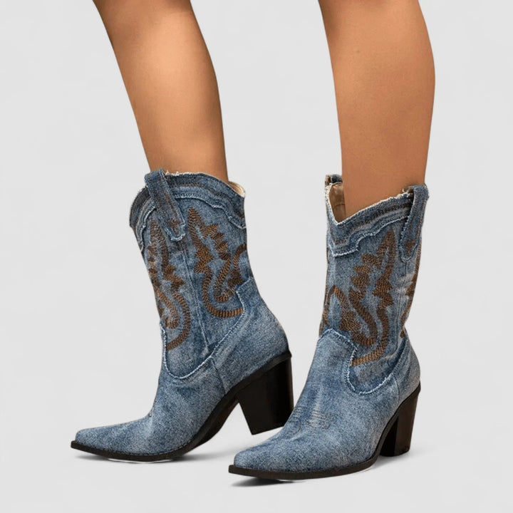 Selena | Stivaletti Ortopedici in Denim