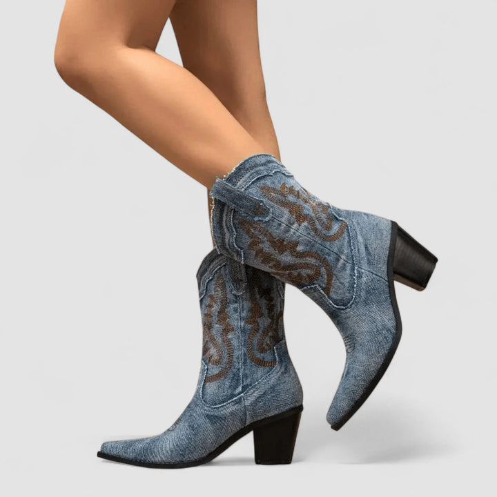 Selena | Stivaletti Ortopedici in Denim