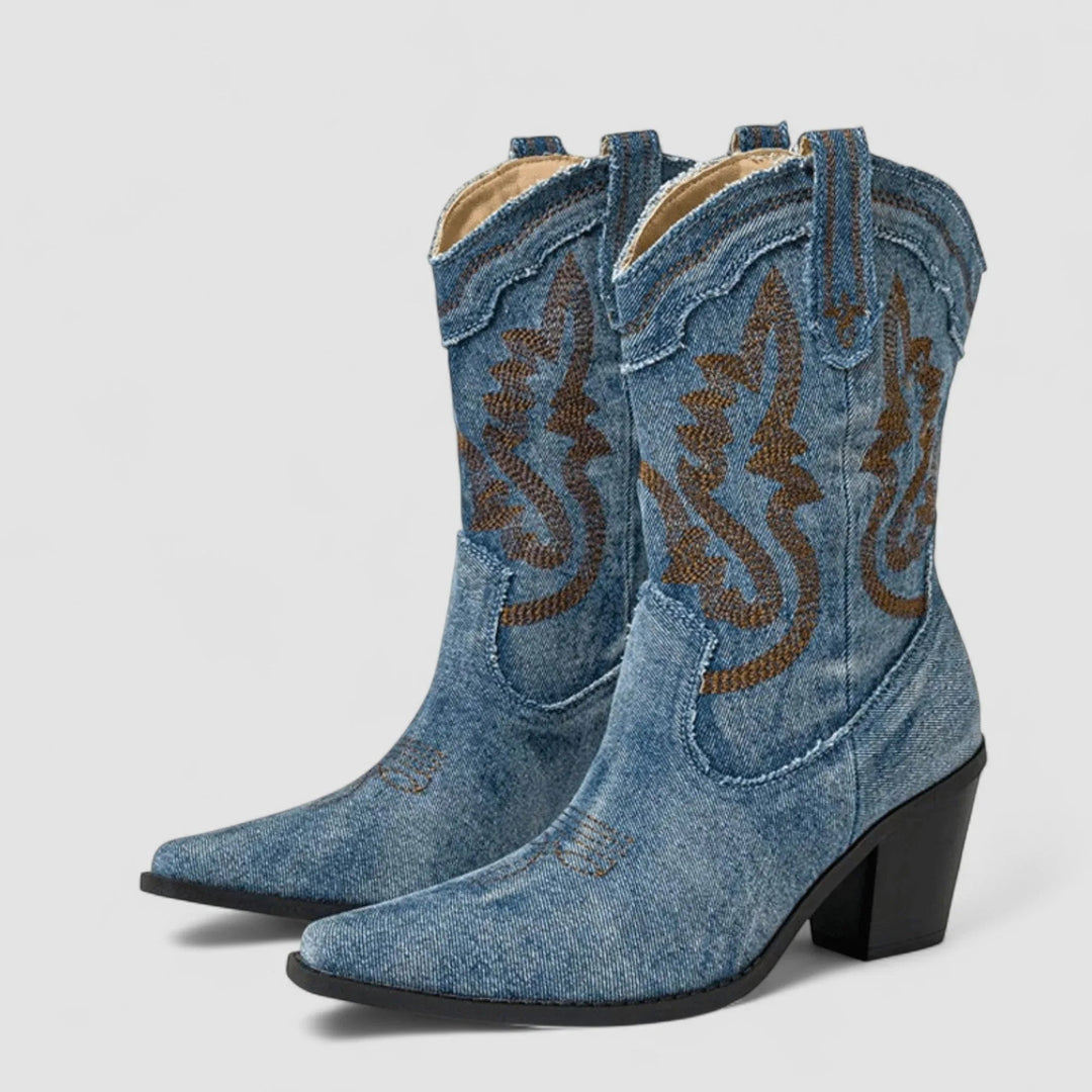 Selena | Stivaletti Ortopedici in Denim